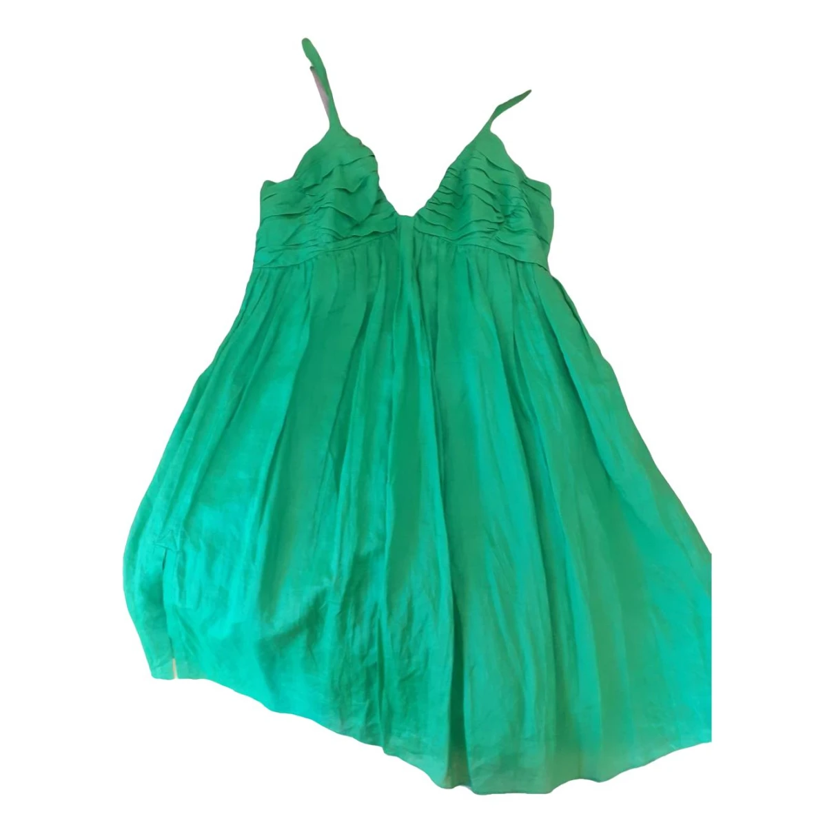 Pre-owned Prada Mid-length Dress In Green