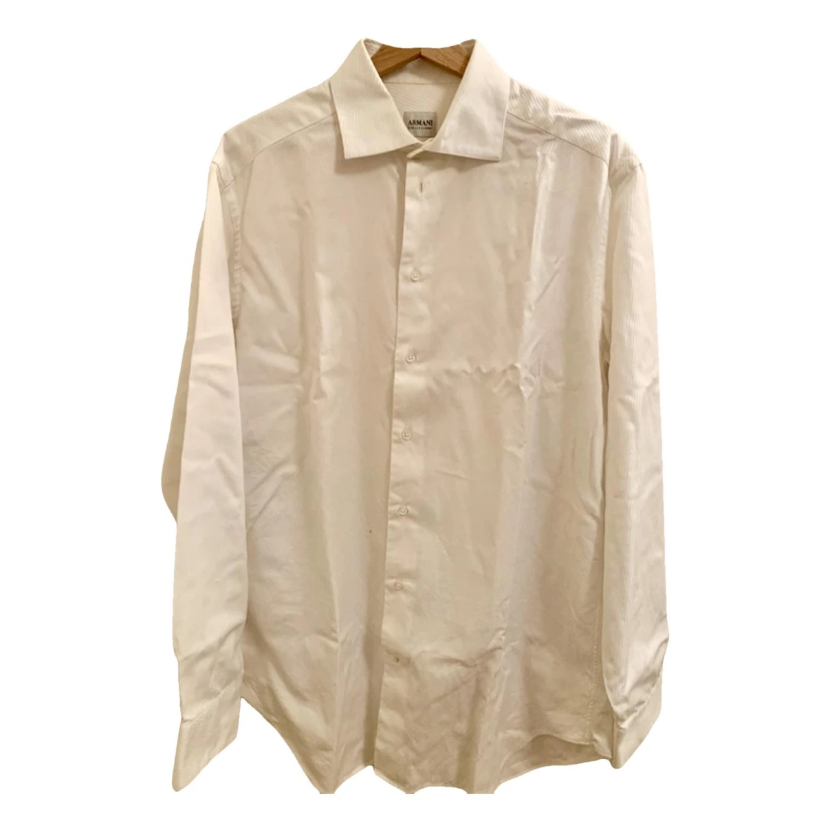 Pre-owned Armani Collezioni Shirt In White