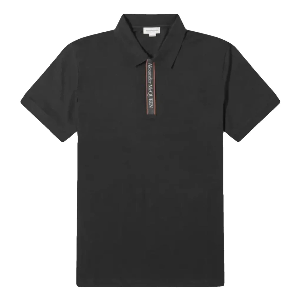 Pre-owned Alexander Mcqueen Polo Shirt In Black