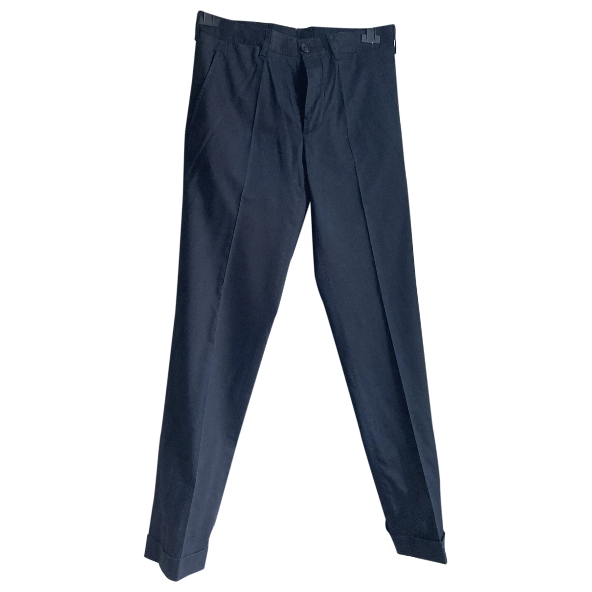 Pre-owned Prada Trousers In Anthracite