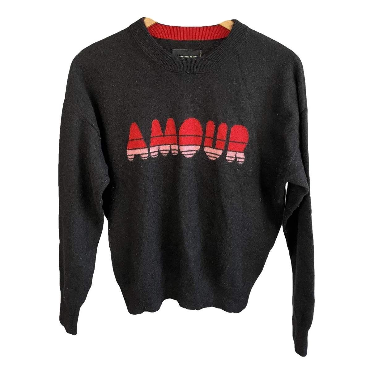 Pre-owned Zadig & Voltaire Cashmere Sweatshirt In Black