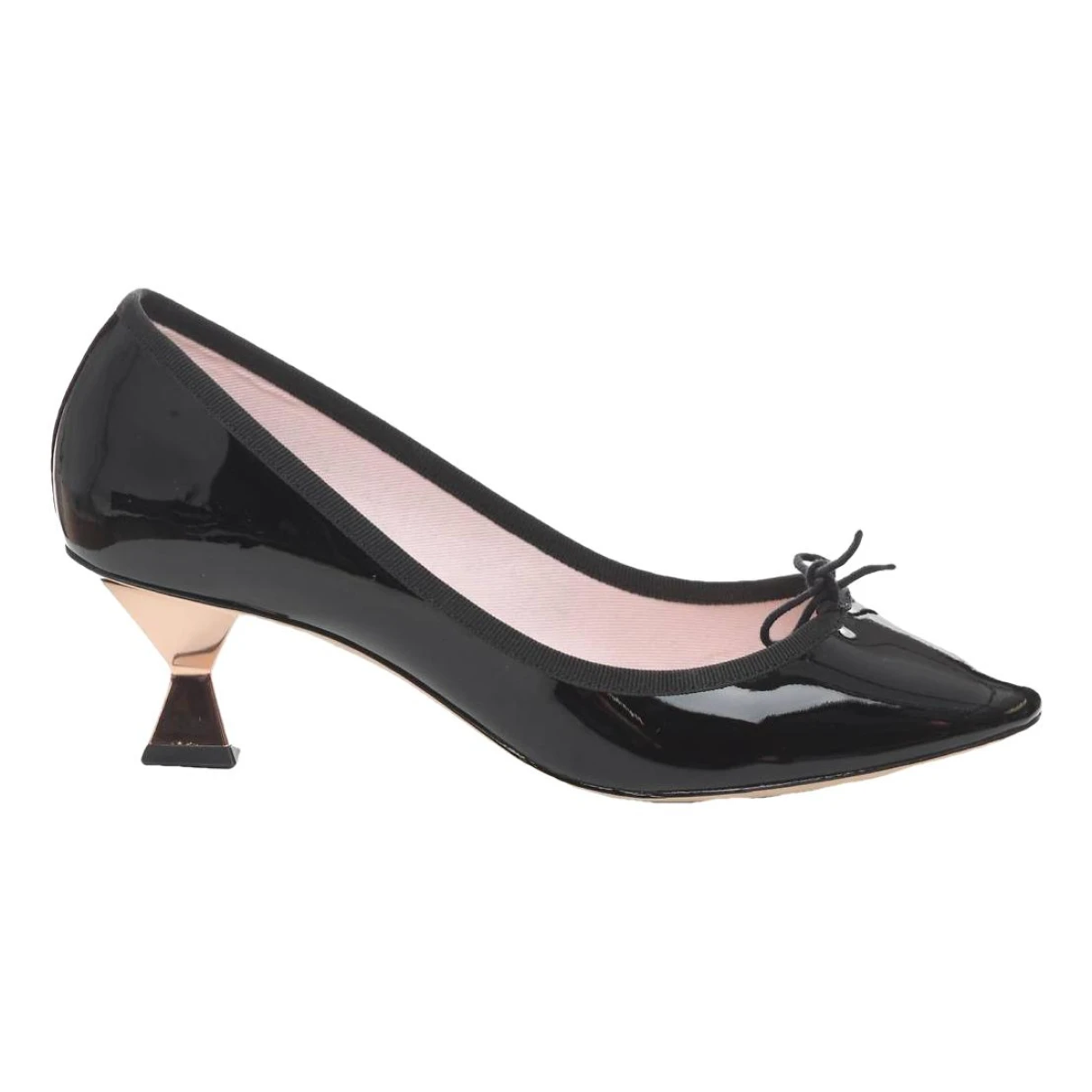 Pre-owned Repetto Patent Leather Heels In Black
