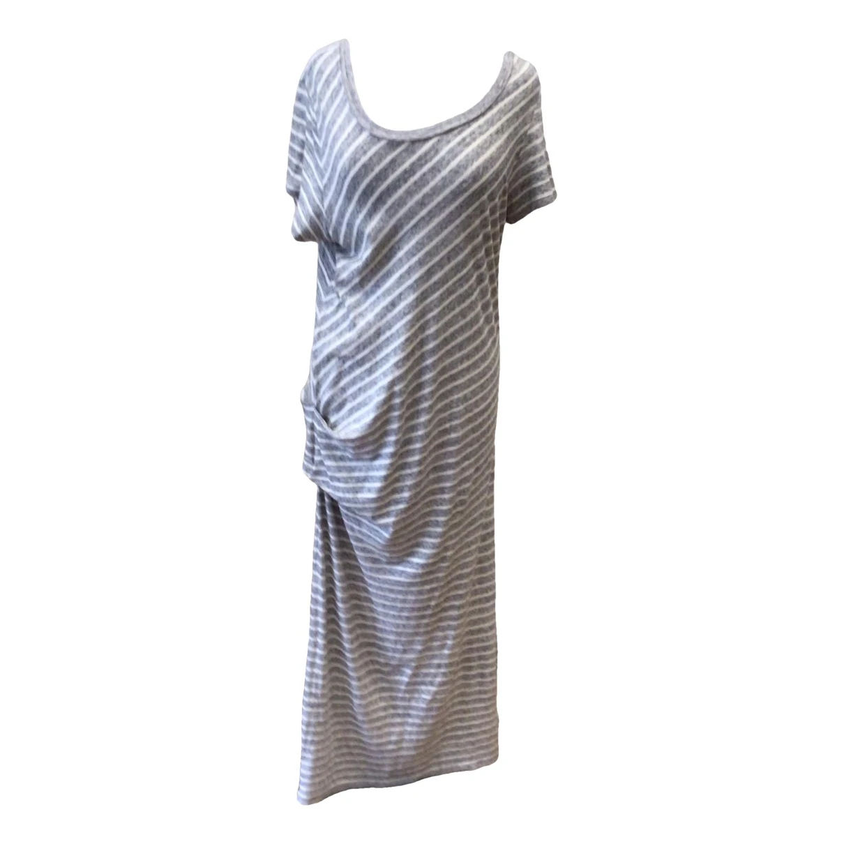 Pre-owned James Perse Maxi Dress In Grey