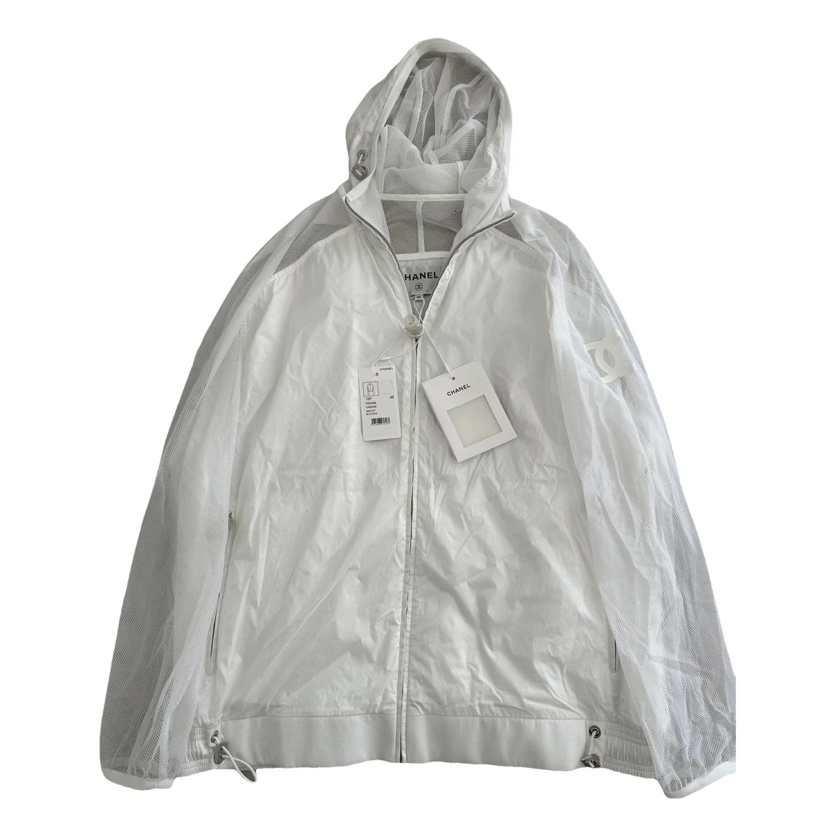 Pre-owned Chanel Jacket In White