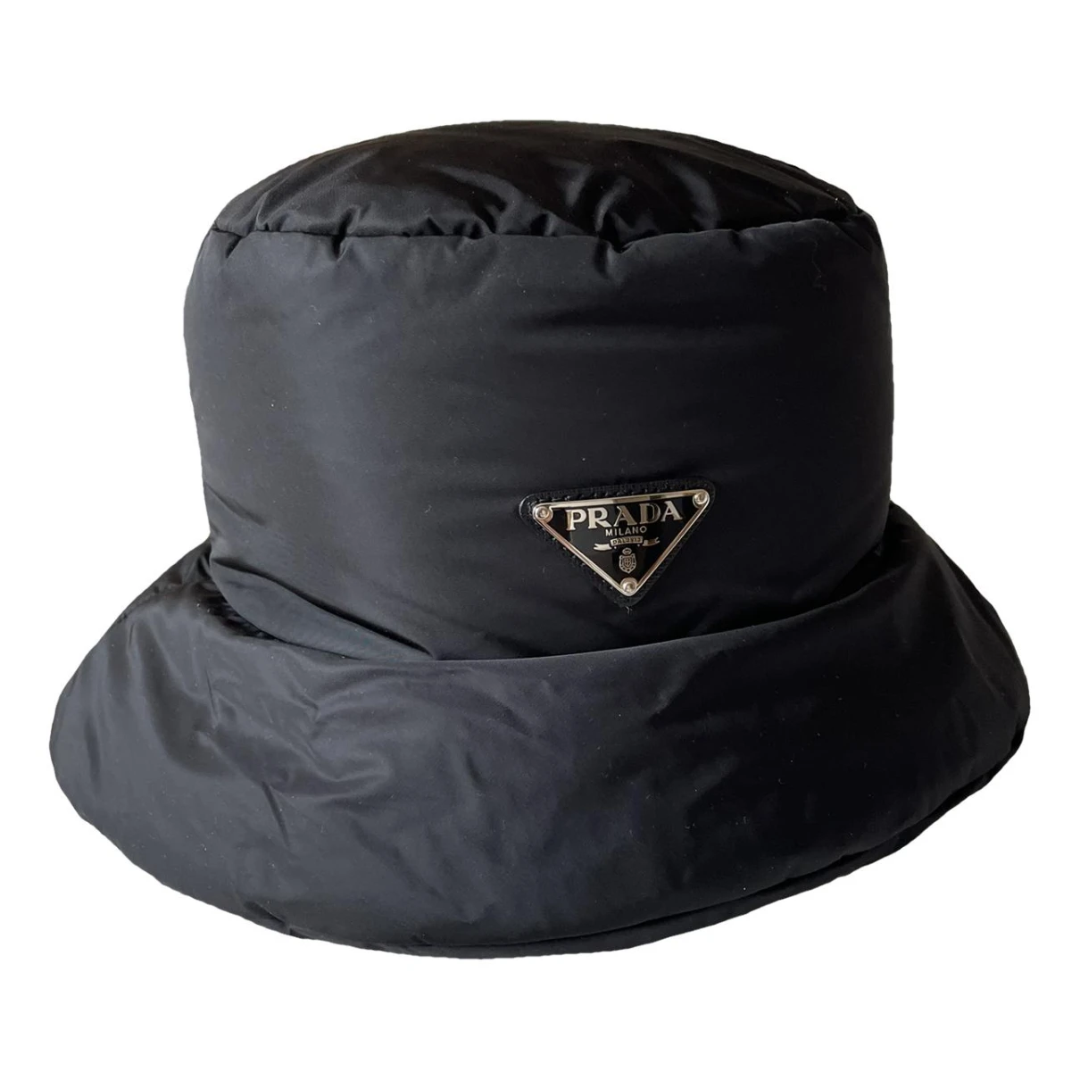 Pre-owned Prada Hat In Black