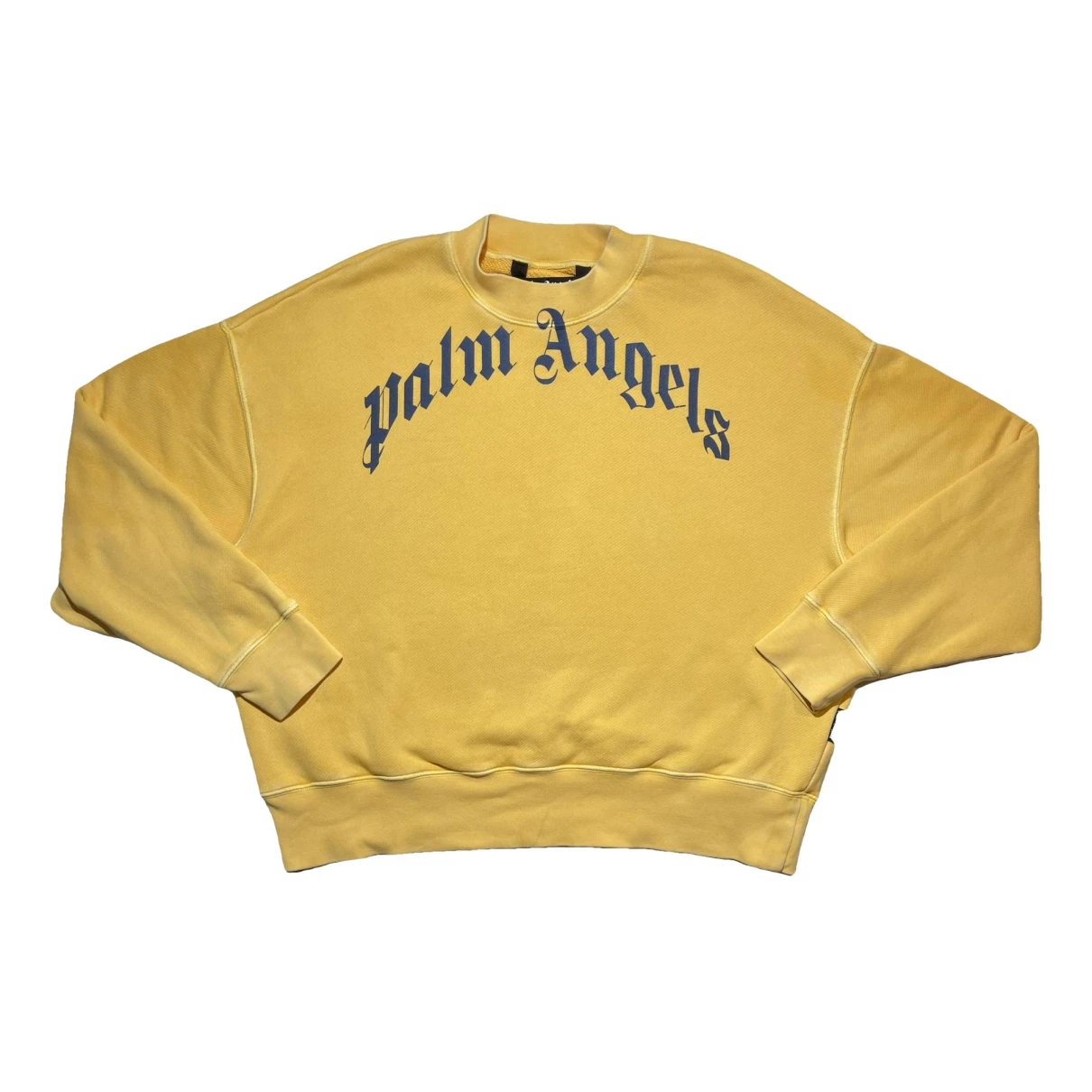 Pre-owned Palm Angels Sweatshirt In Yellow