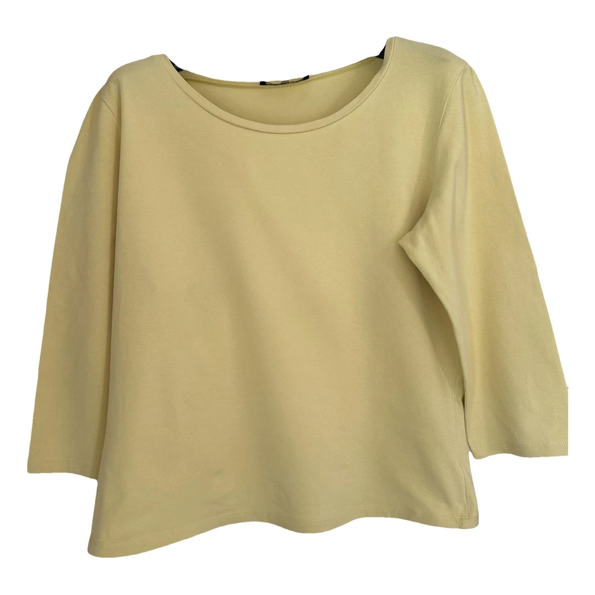Pre-owned Max Mara T-shirt In Yellow