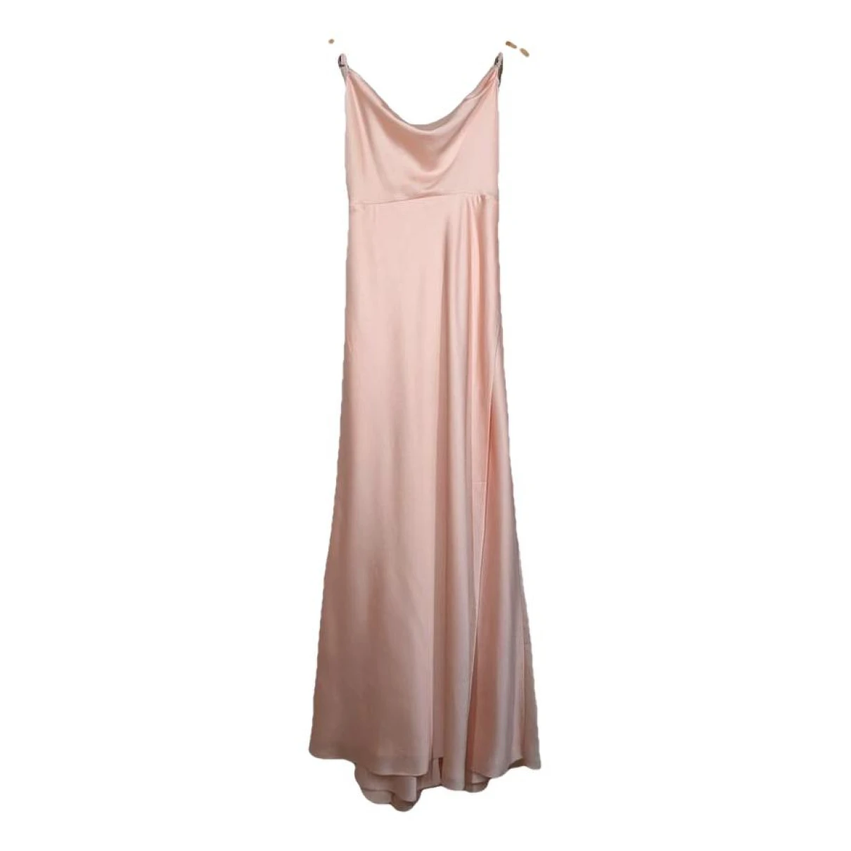 Pre-owned Fame And Partners Maxi Dress In Pink