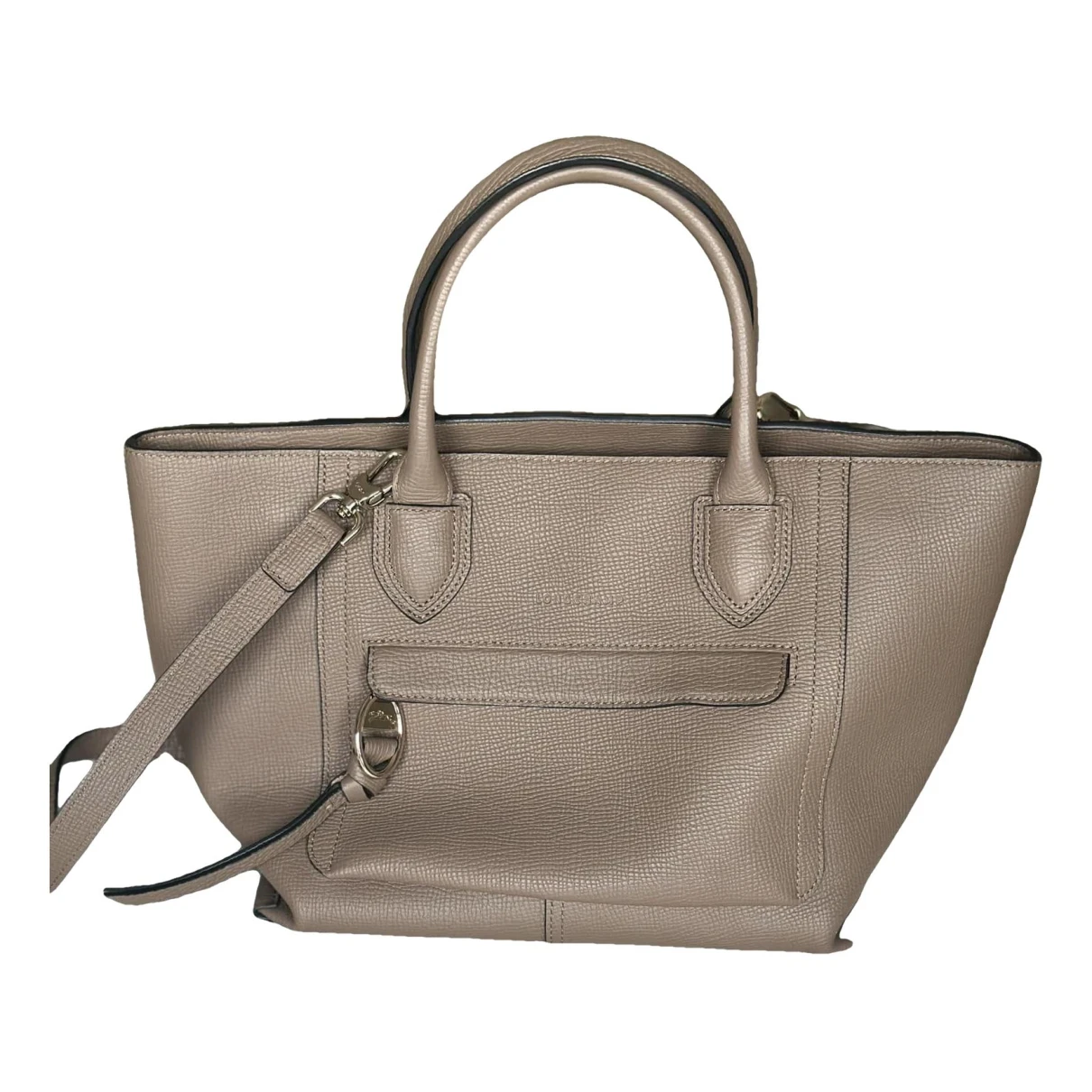 Pre-owned Longchamp Leather Handbag In Other
