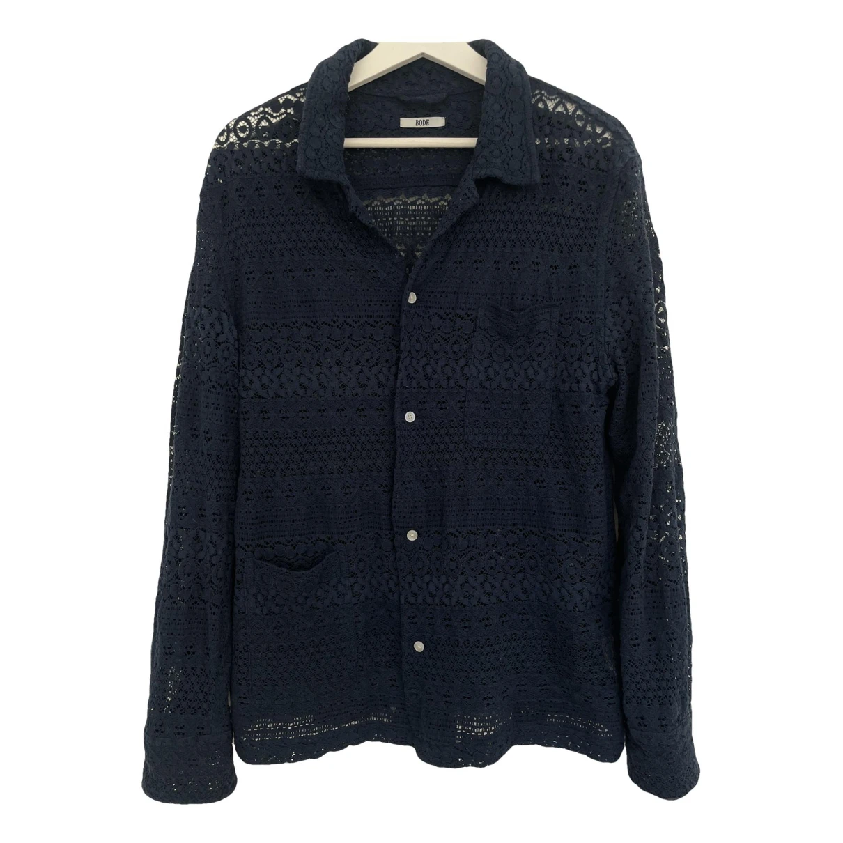 Pre-owned Bode Shirt In Navy