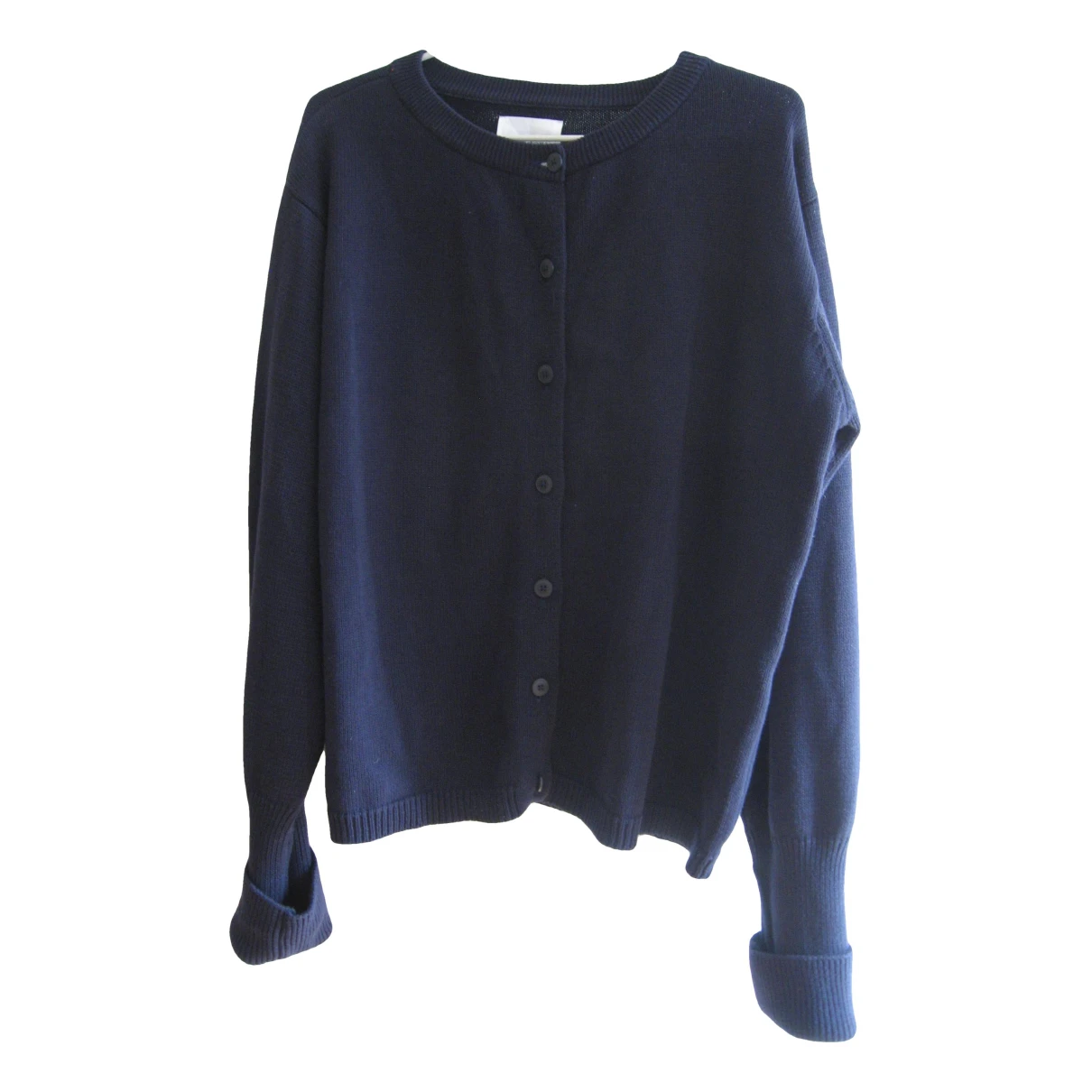 Pre-owned Kowtow Cardigan In Navy
