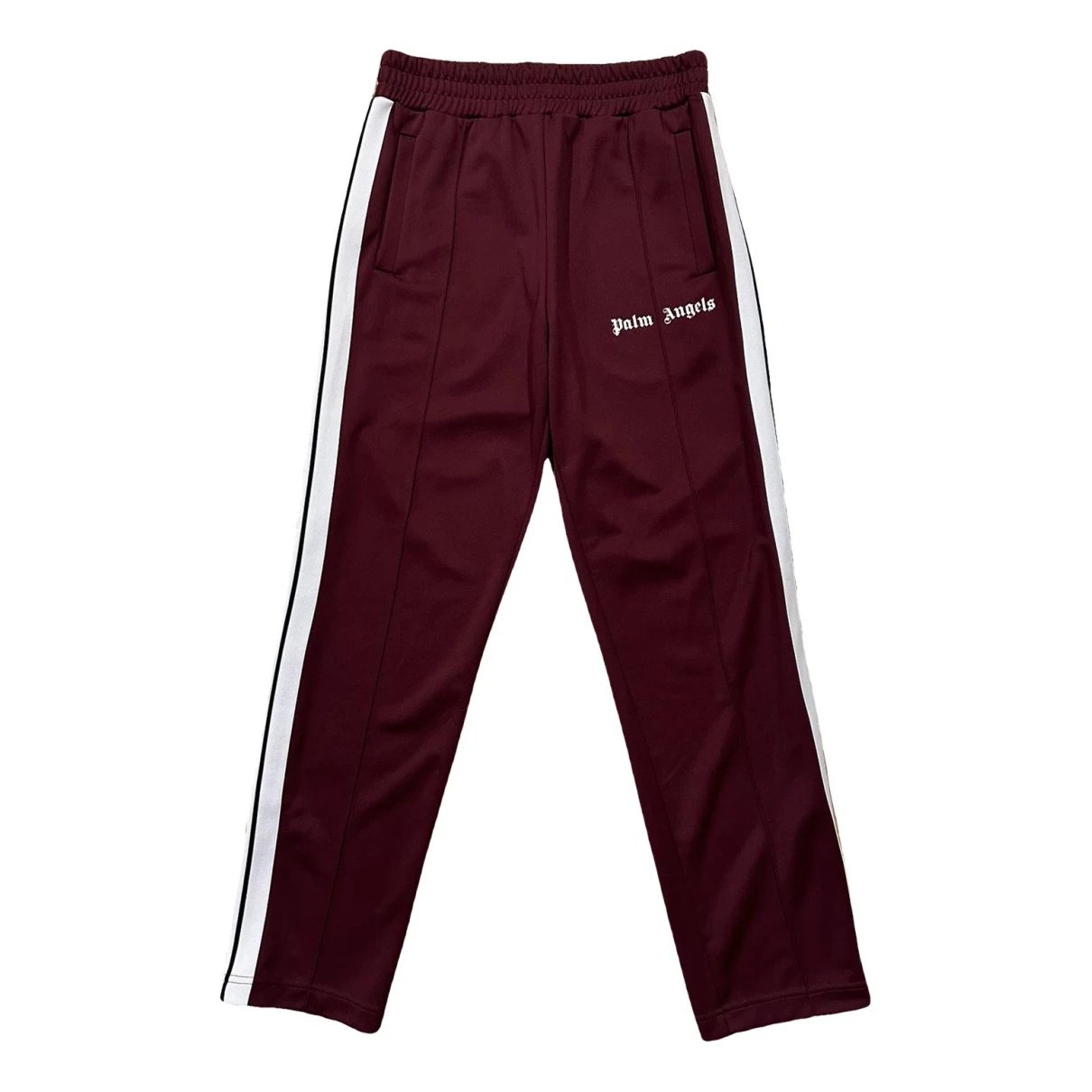 Pre-owned Palm Angels Trousers In Burgundy