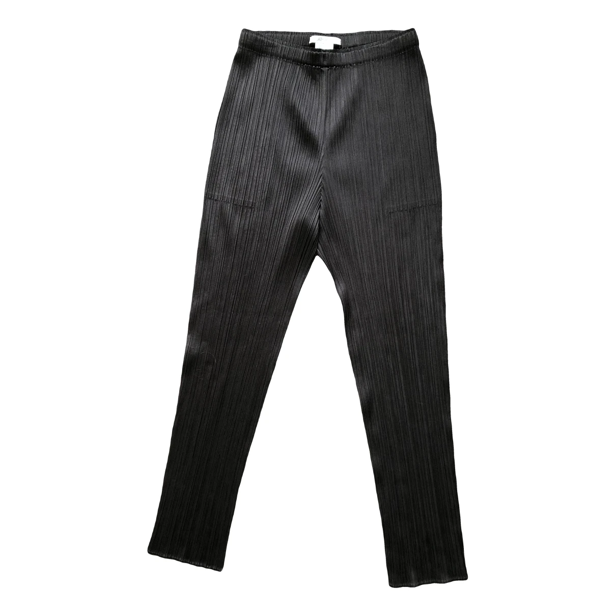 Pre-owned Issey Miyake Slim Pants In Black