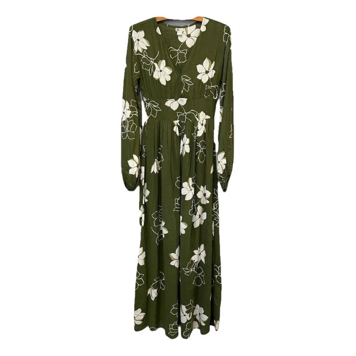Pre-owned Billabong Maxi Dress In Green