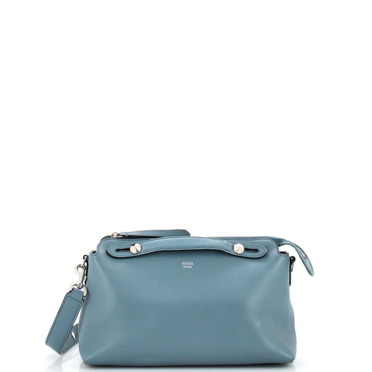 Pre-owned Fendi Leather Satchel In Blue