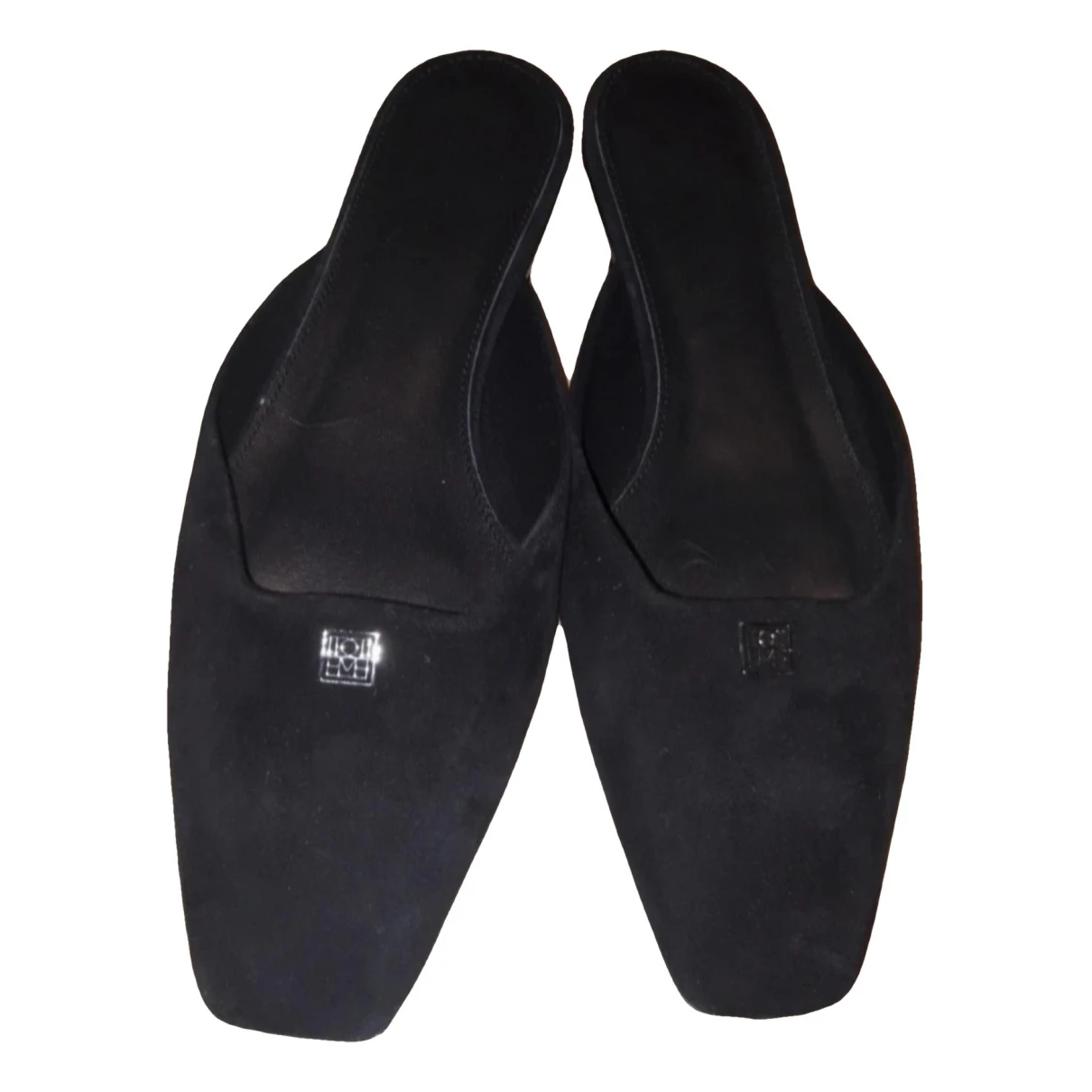 Pre-owned Totême Sandals In Black