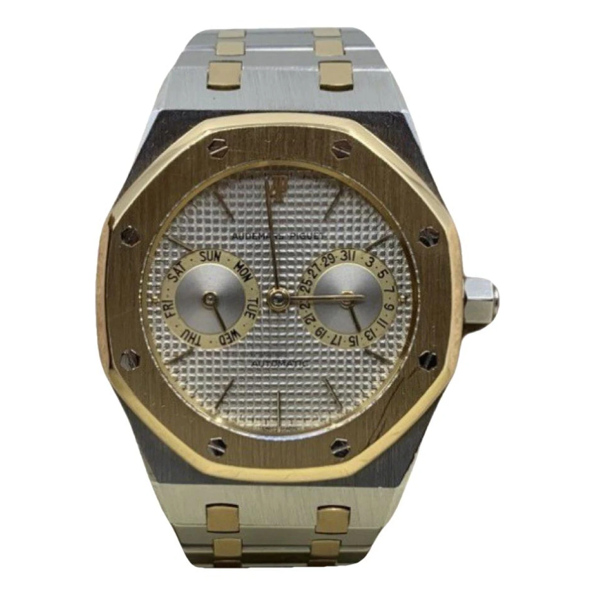 Pre-owned Audemars Piguet Royal Oak Watch In Gold