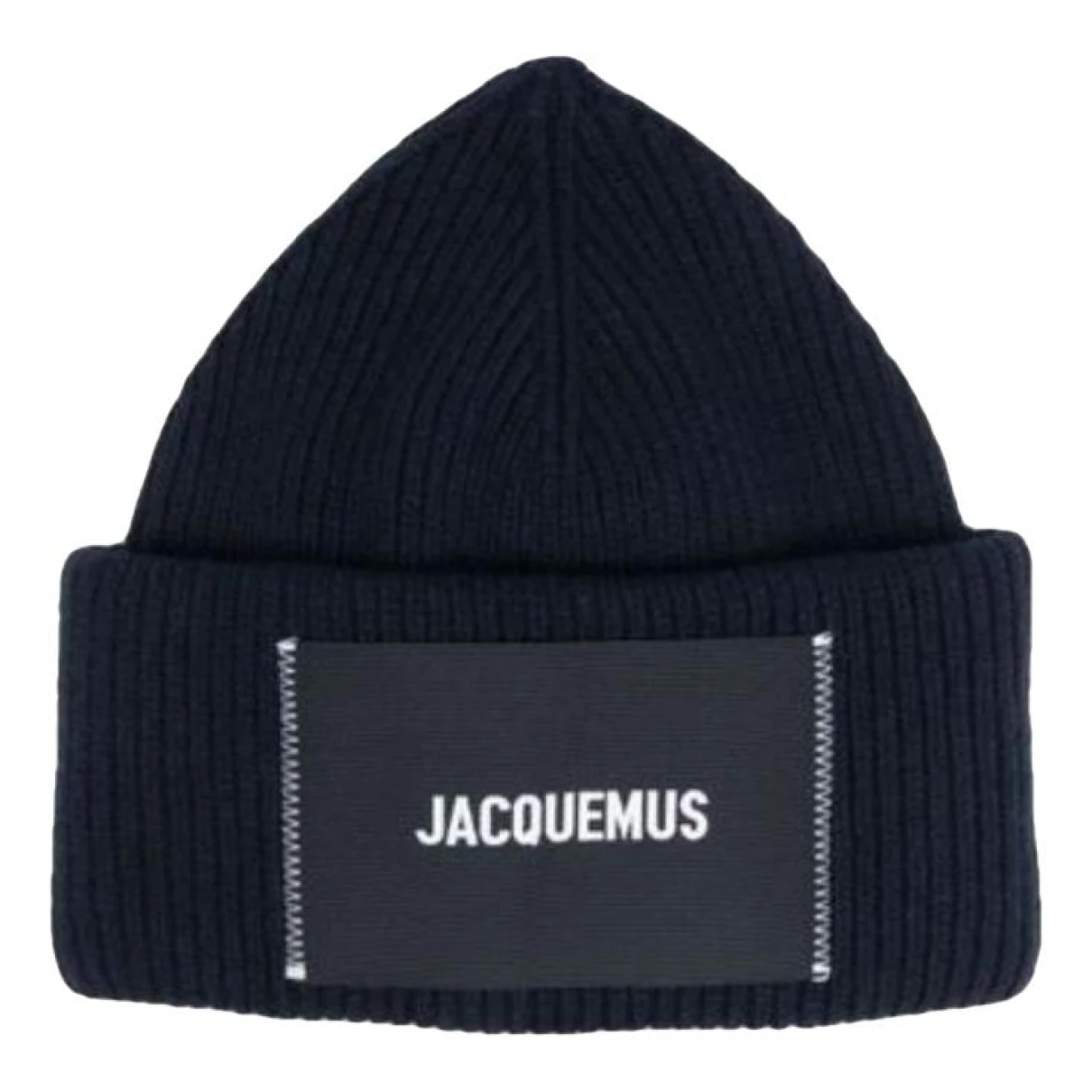 Pre-owned Jacquemus Wool Beanie In Navy