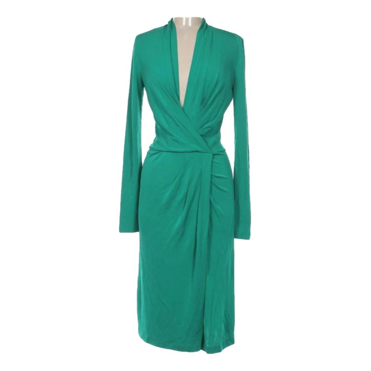 Pre-owned Alberta Ferretti Mid-length Dress In Green