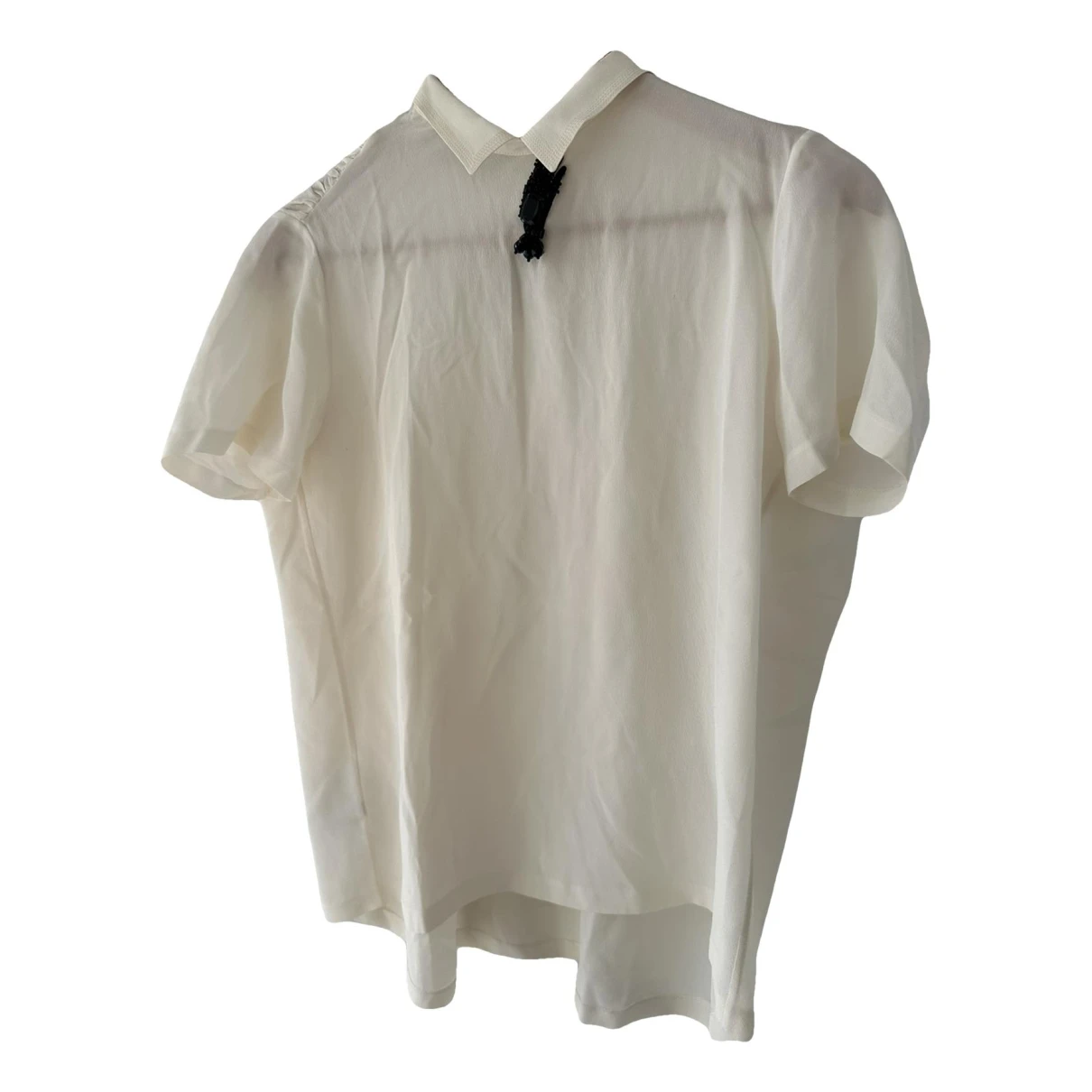 Pre-owned Rochas Silk Shirt In White