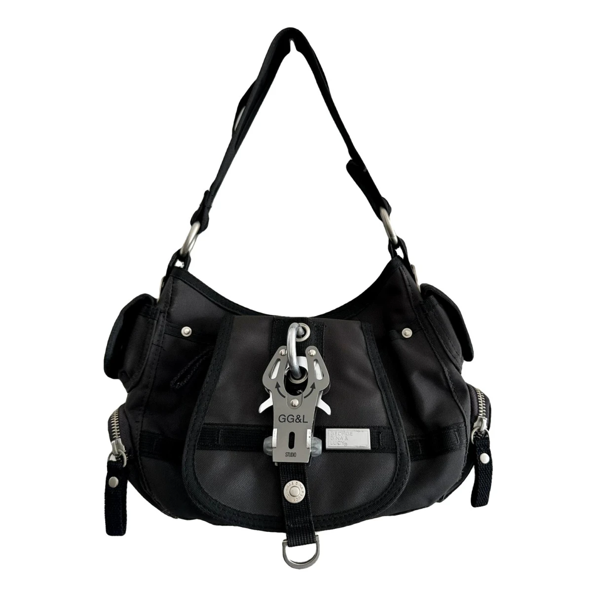 Pre-owned George Gina & Lucy Handbag In Black