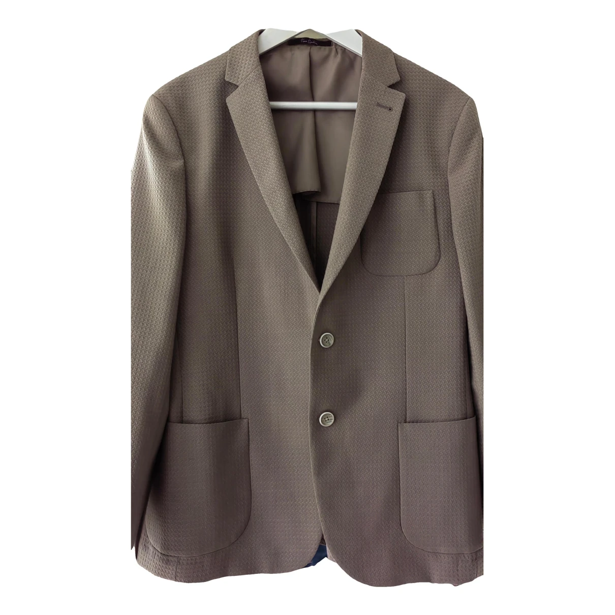 Pre-owned Pierre Cardin Suit In Beige