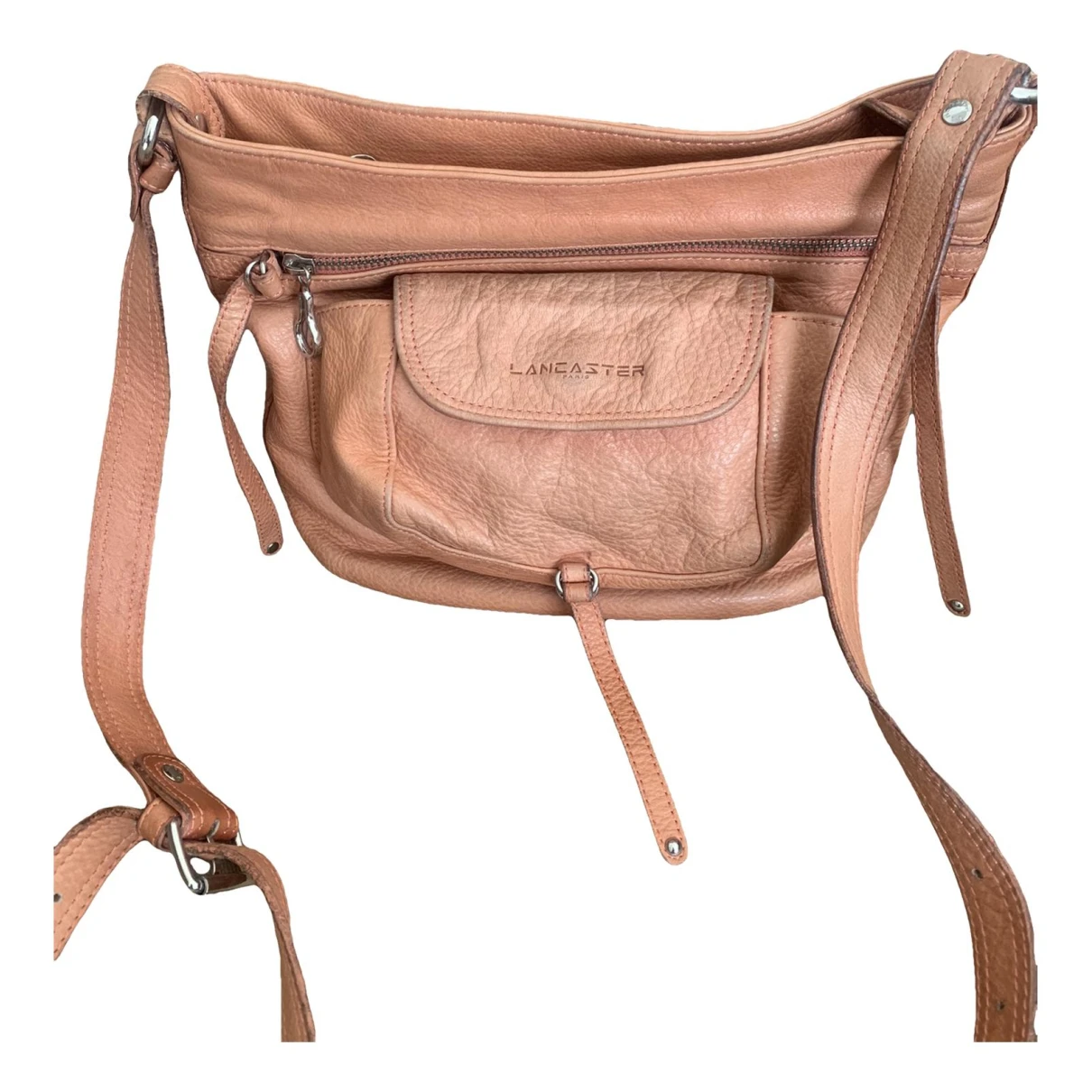 Pre-owned Lancaster Leather Crossbody Bag In Other