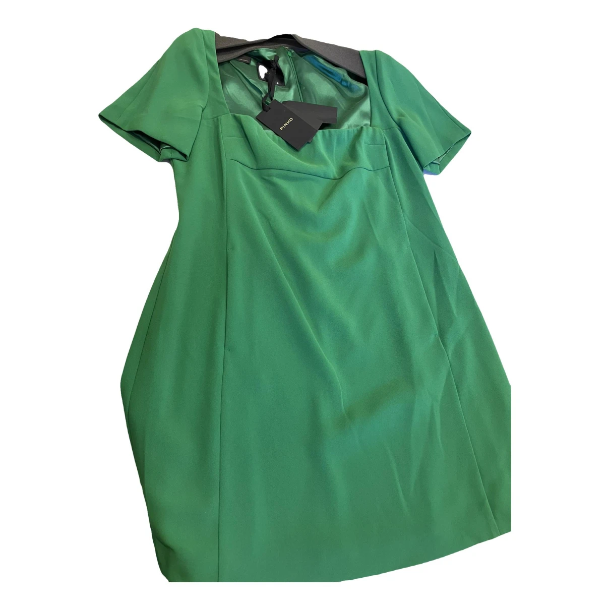Pre-owned Pinko Mid-length Dress In Green