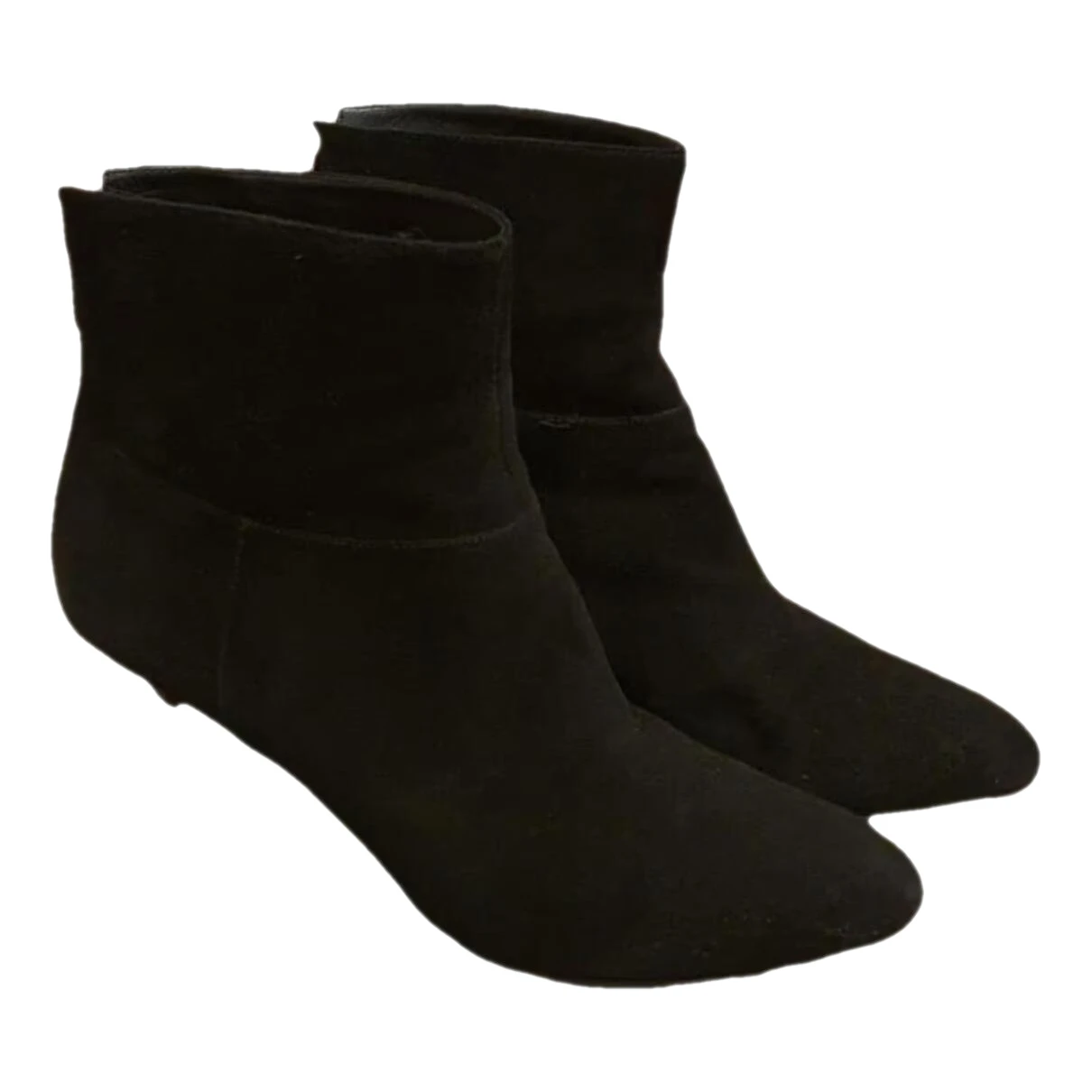 Pre-owned Jimmy Choo Helaine Ankle Boots In Black