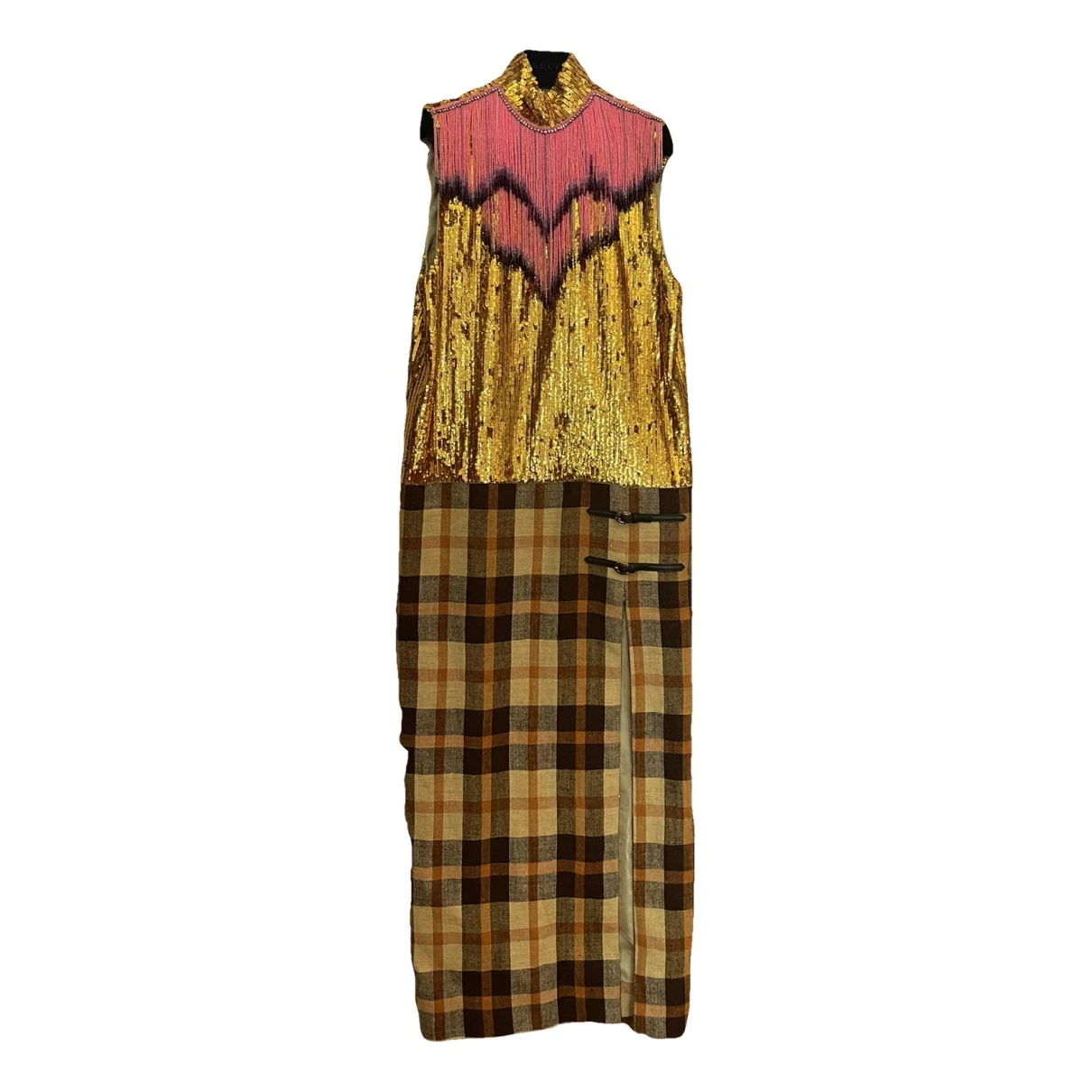Pre-owned Gucci Glitter Maxi Dress In Other