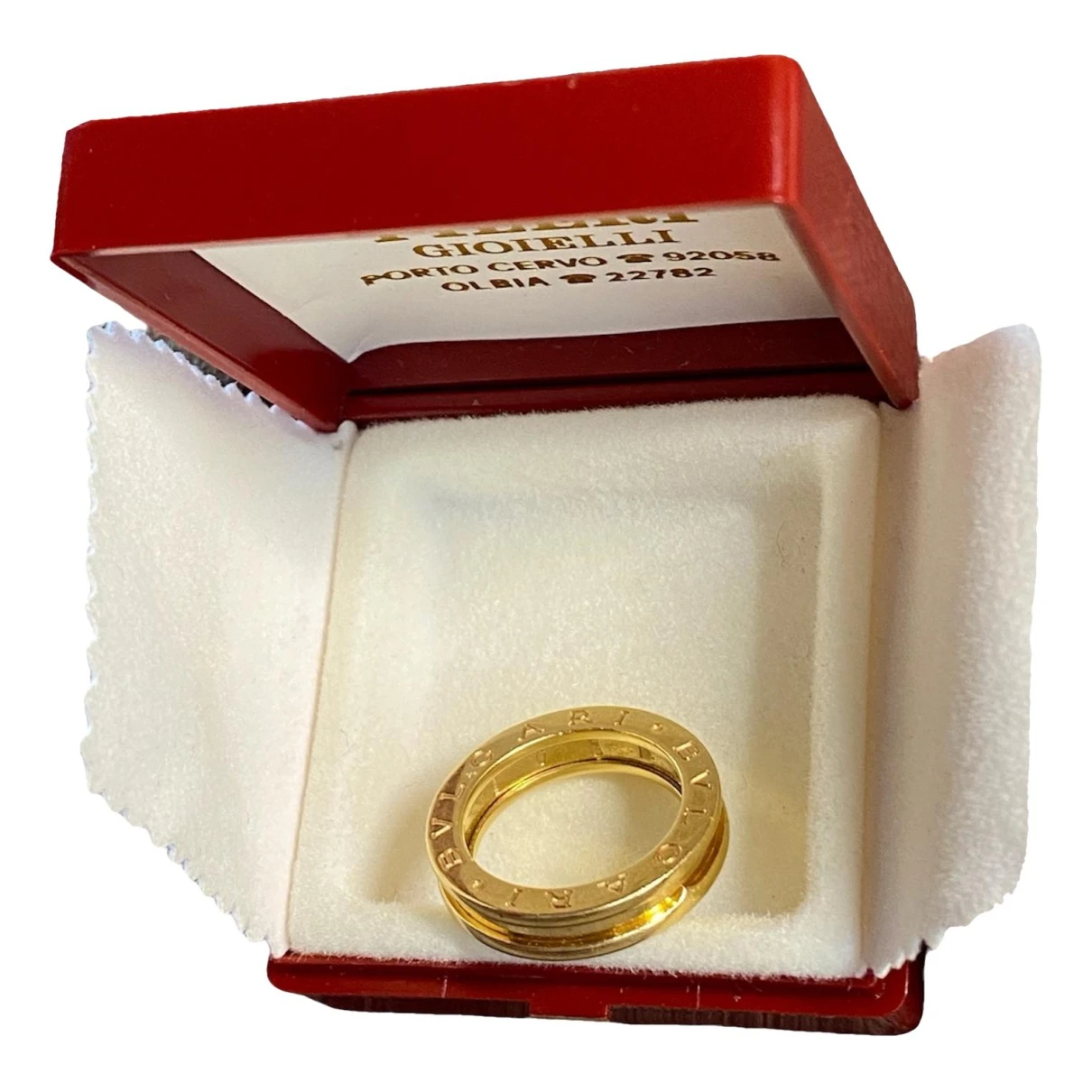 Pre-owned Bvlgari B.zero1 Yellow Gold Ring