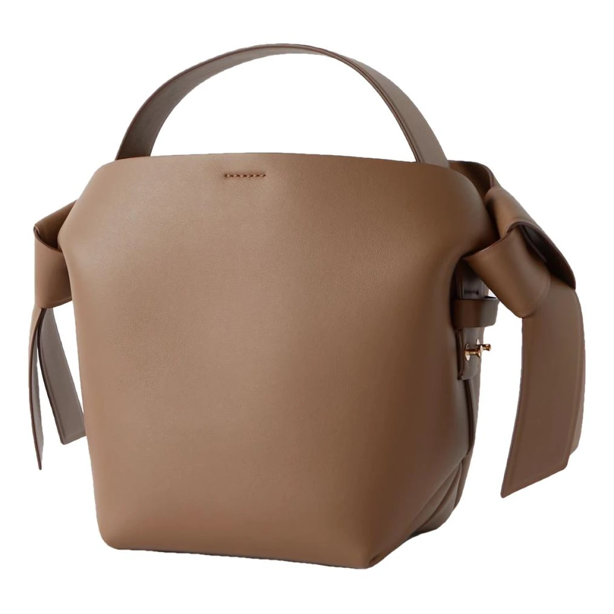 Pre-owned Acne Studios Musubi Leather Handbag In Brown