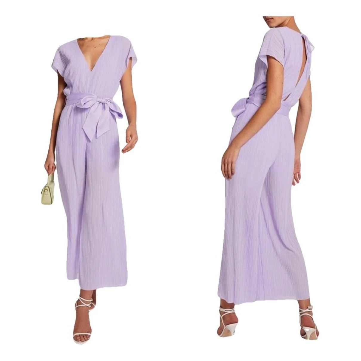 Pre-owned Alice And Olivia Jumpsuit In Purple