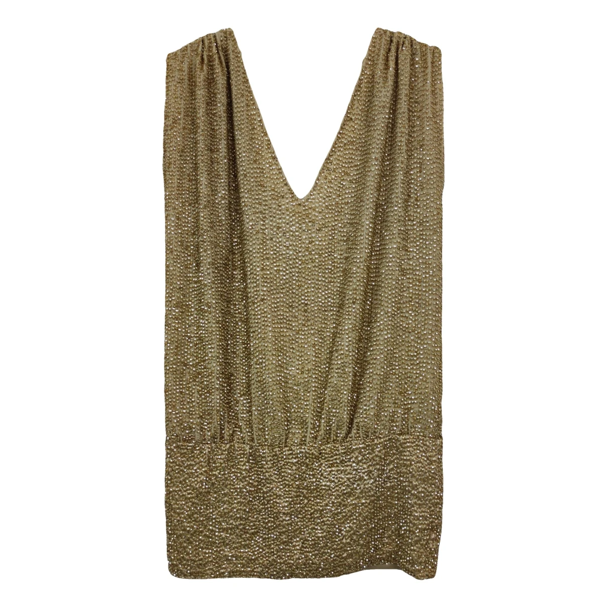 Pre-owned Pinko Top In Gold