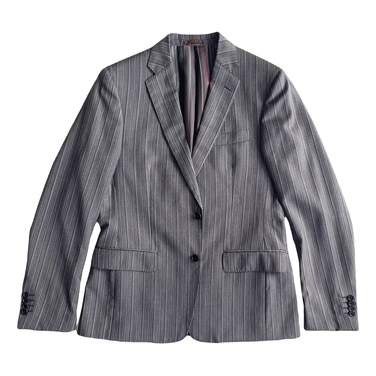 Pre-owned Etro Wool Suit In Grey