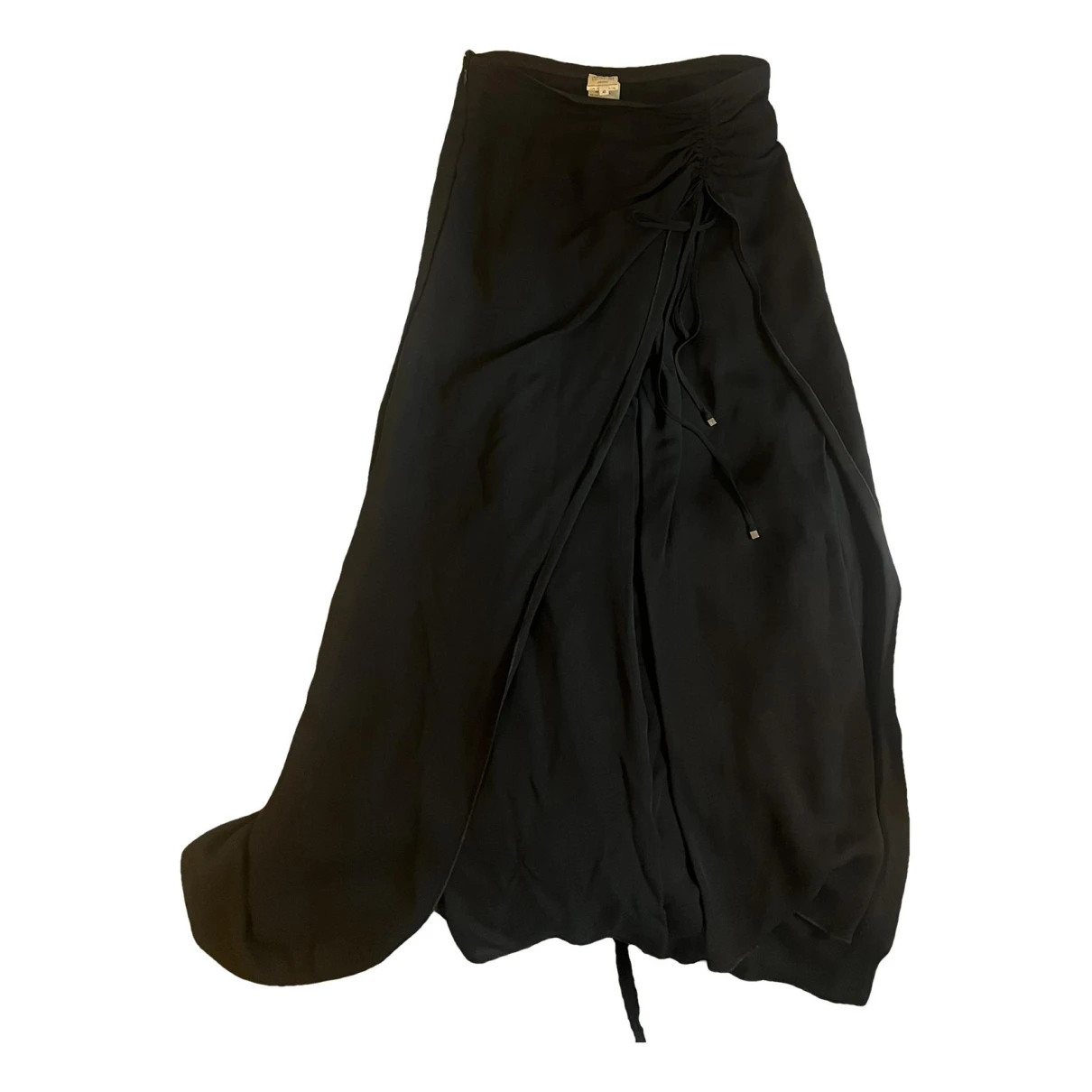 Pre-owned Armani Collezioni Skirt In Black