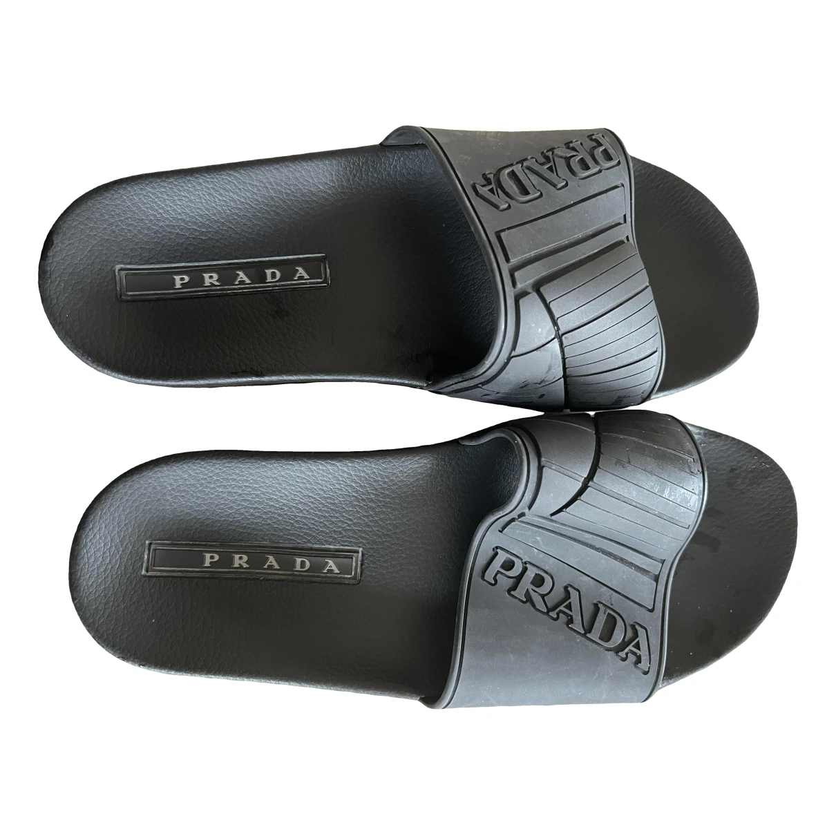 Pre-owned Prada Sandals In Black