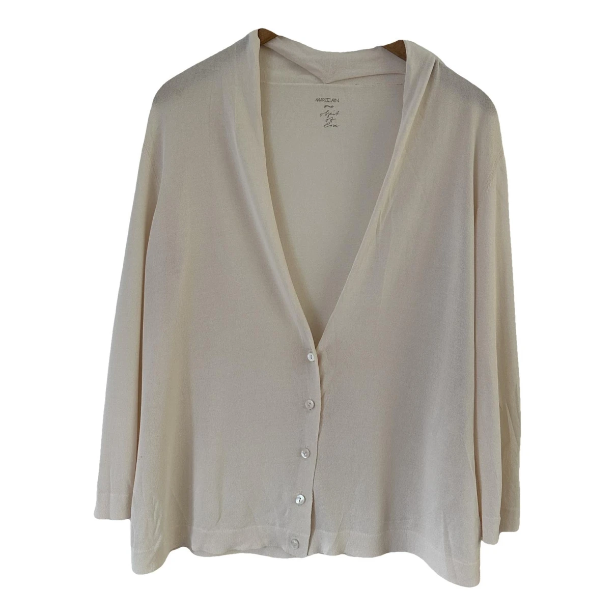 Pre-owned Marc Cain Cardigan In Beige