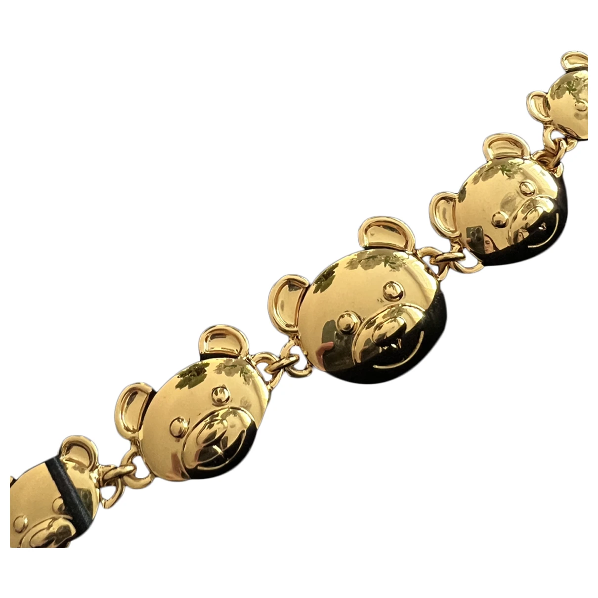 Pre-owned Moschino Bracelet In Gold