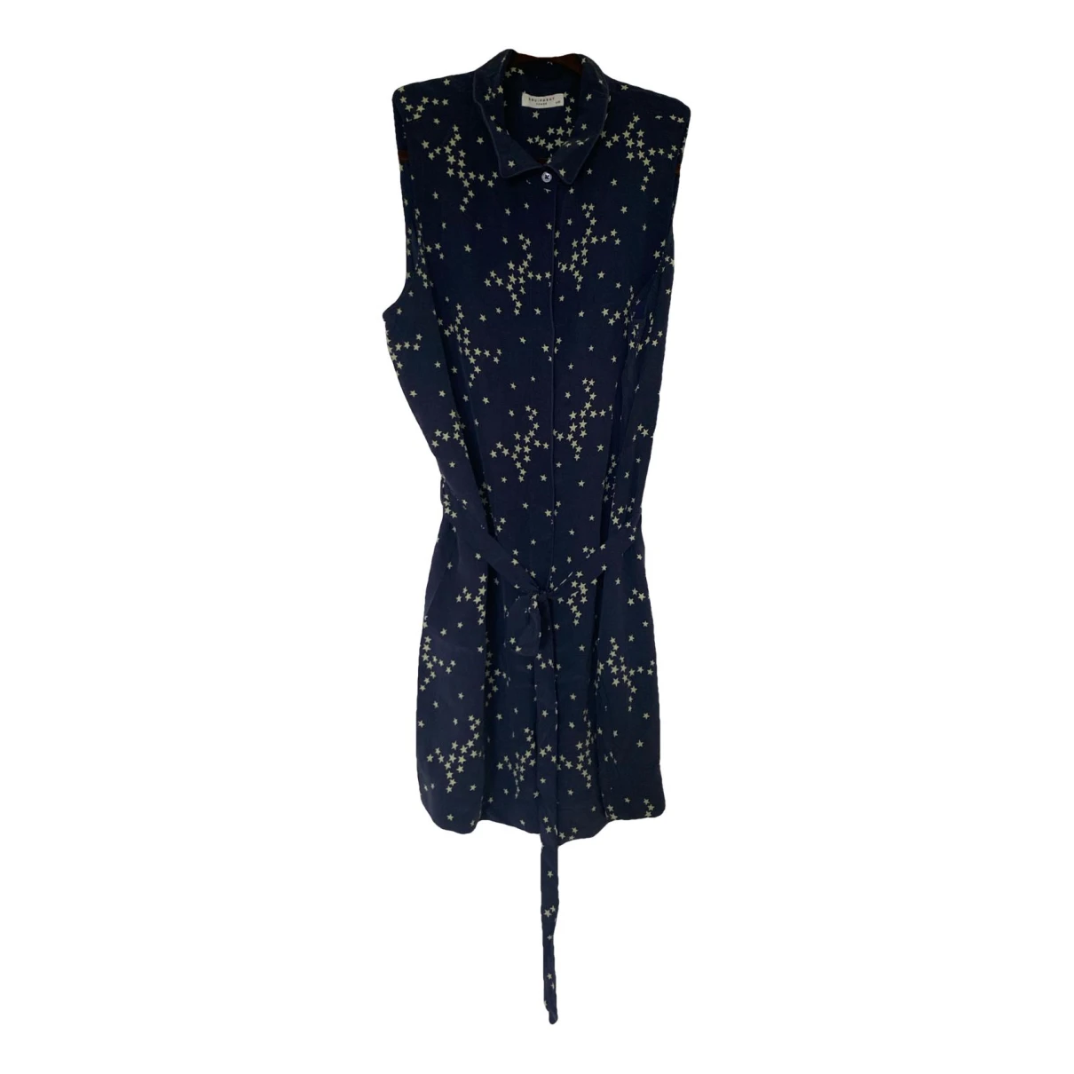 Pre-owned Equipment Silk Jumpsuit In Navy