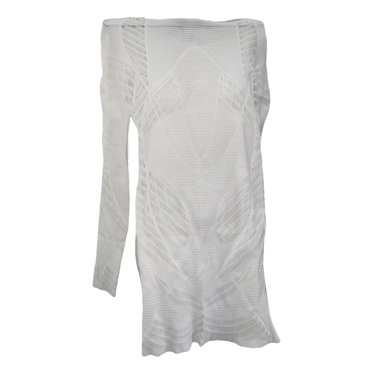 Pre-owned Wolford Mid-length Dress In White