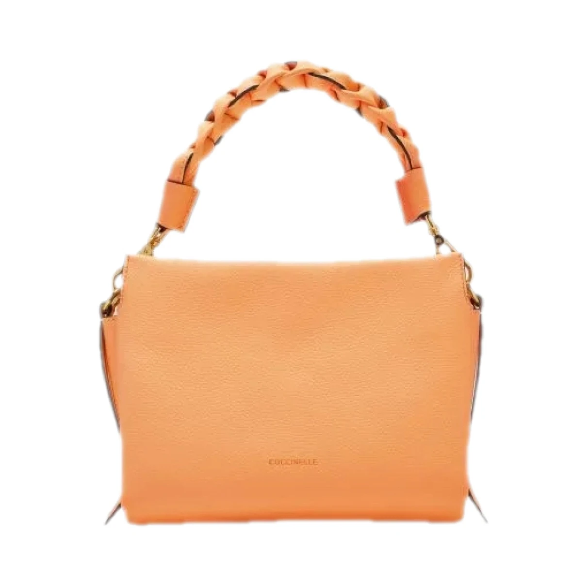 Pre-owned Coccinelle Leather Crossbody Bag In Orange