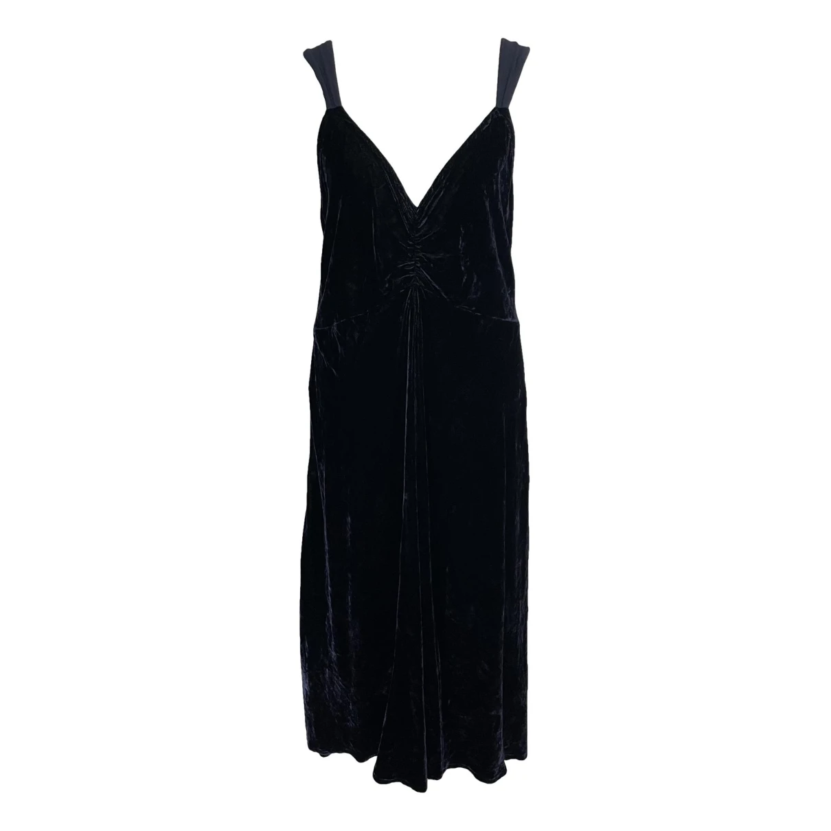 Pre-owned Ghost London Velvet Mid-length Dress In Other