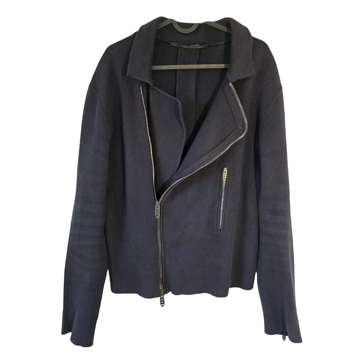 Pre-owned Ermanno Scervino Jacket In Navy