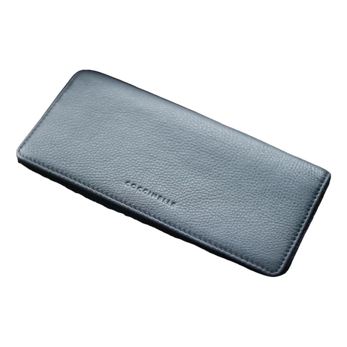 Pre-owned Coccinelle Leather Wallet In Grey