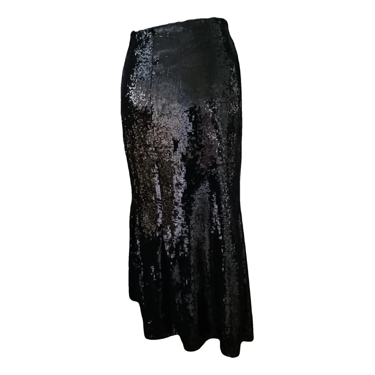 Pre-owned Khaite Silk Mid-length Skirt In Black