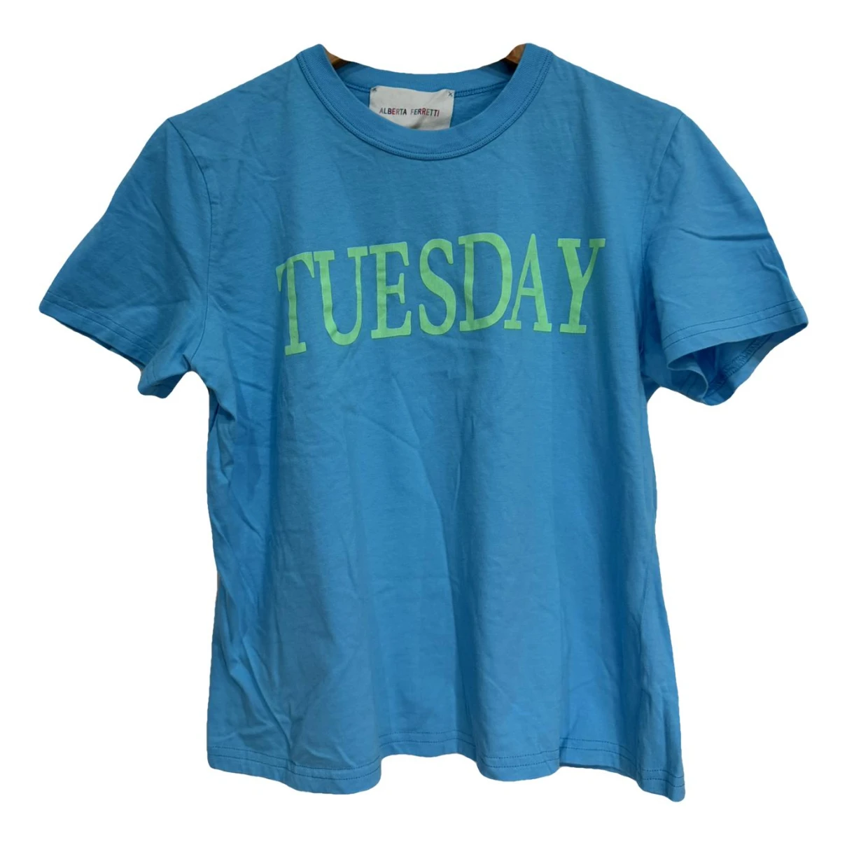 Pre-owned Alberta Ferretti T-shirt In Blue