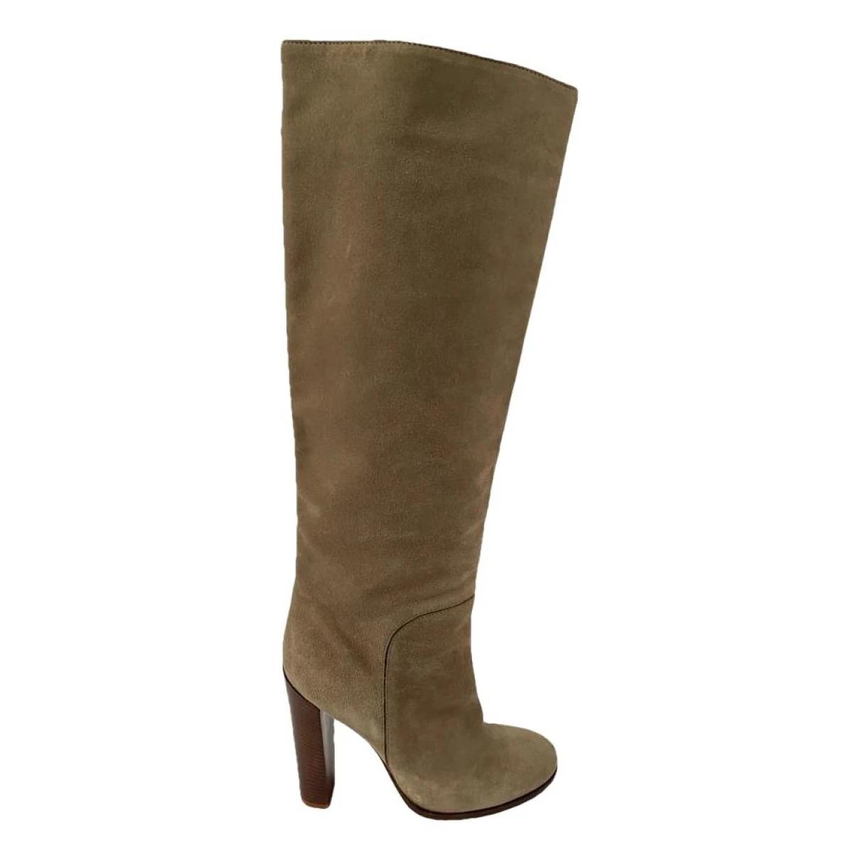 Pre-owned Celine Boots In Beige