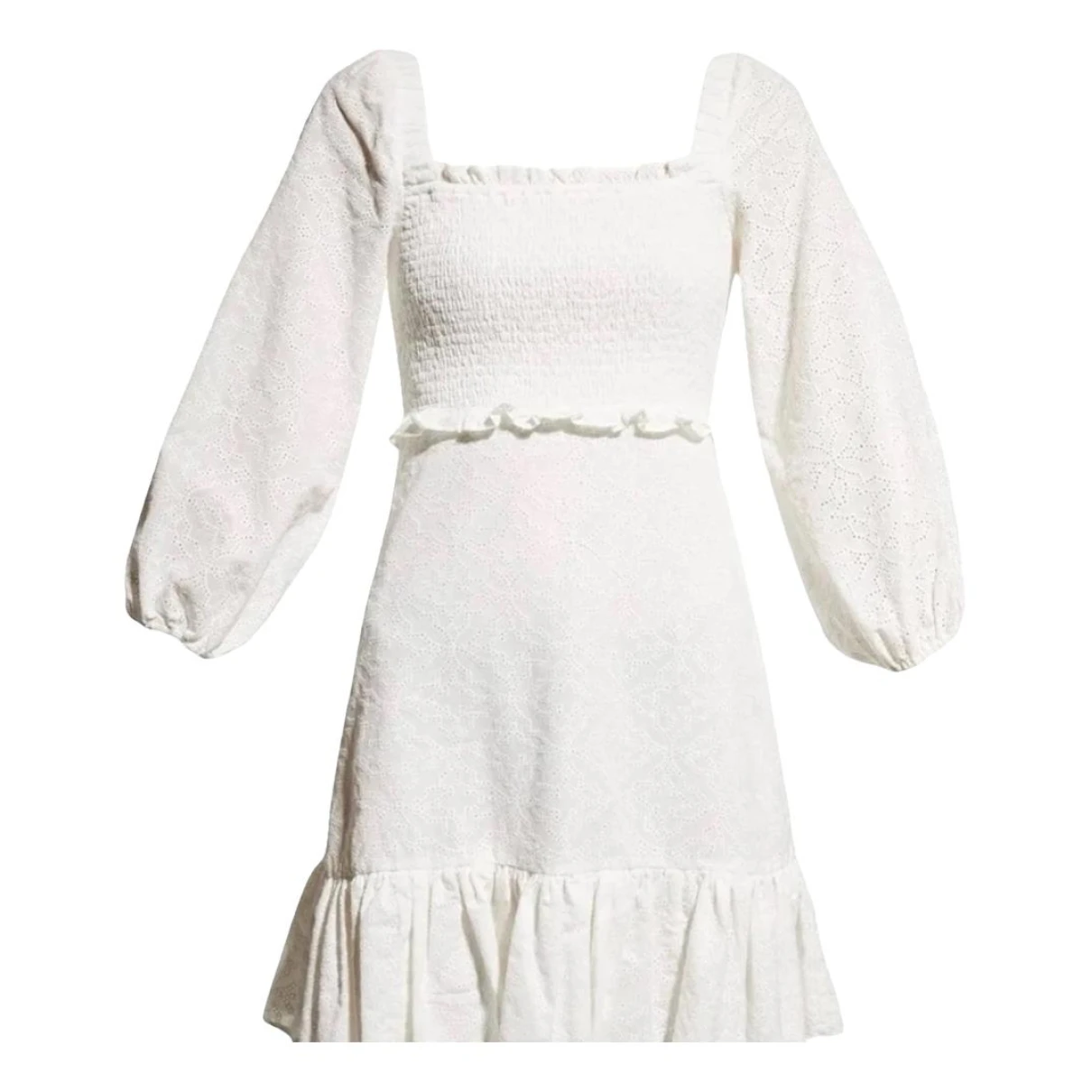 Pre-owned Veronica Beard Mini Dress In White