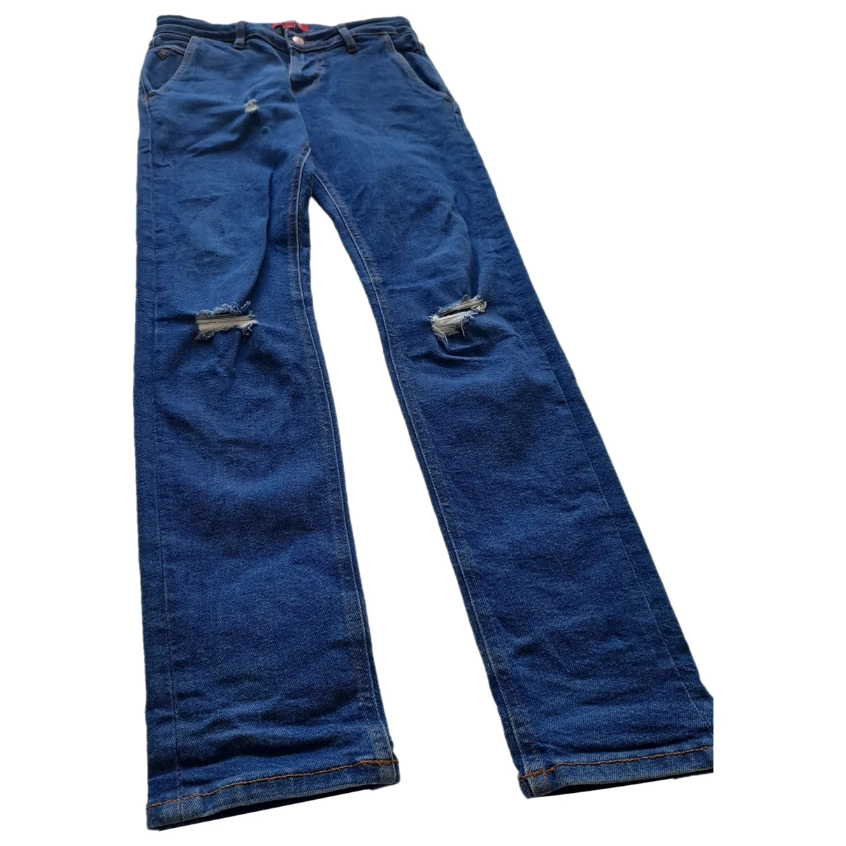 Pre-owned Guess Jeans In Blue